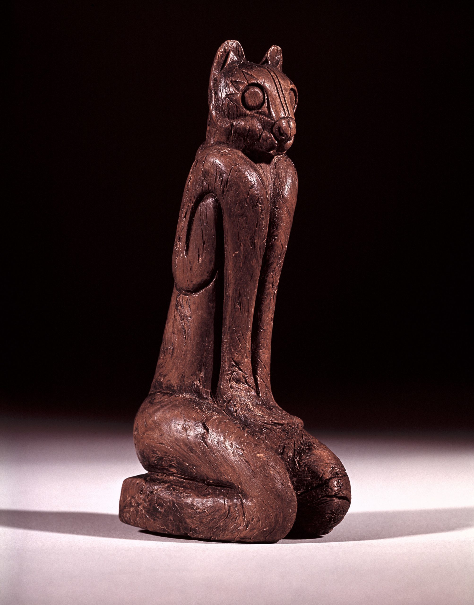 The Key Marco Cat — one of the finest pieces of pre-Columbian Native American art ever discovered in North America — is on exhibit at the Marco Island Historical Museum through 2026. Photo credit: Courtesy of Department of Anthropology, Smithsonian Institution (A240915)