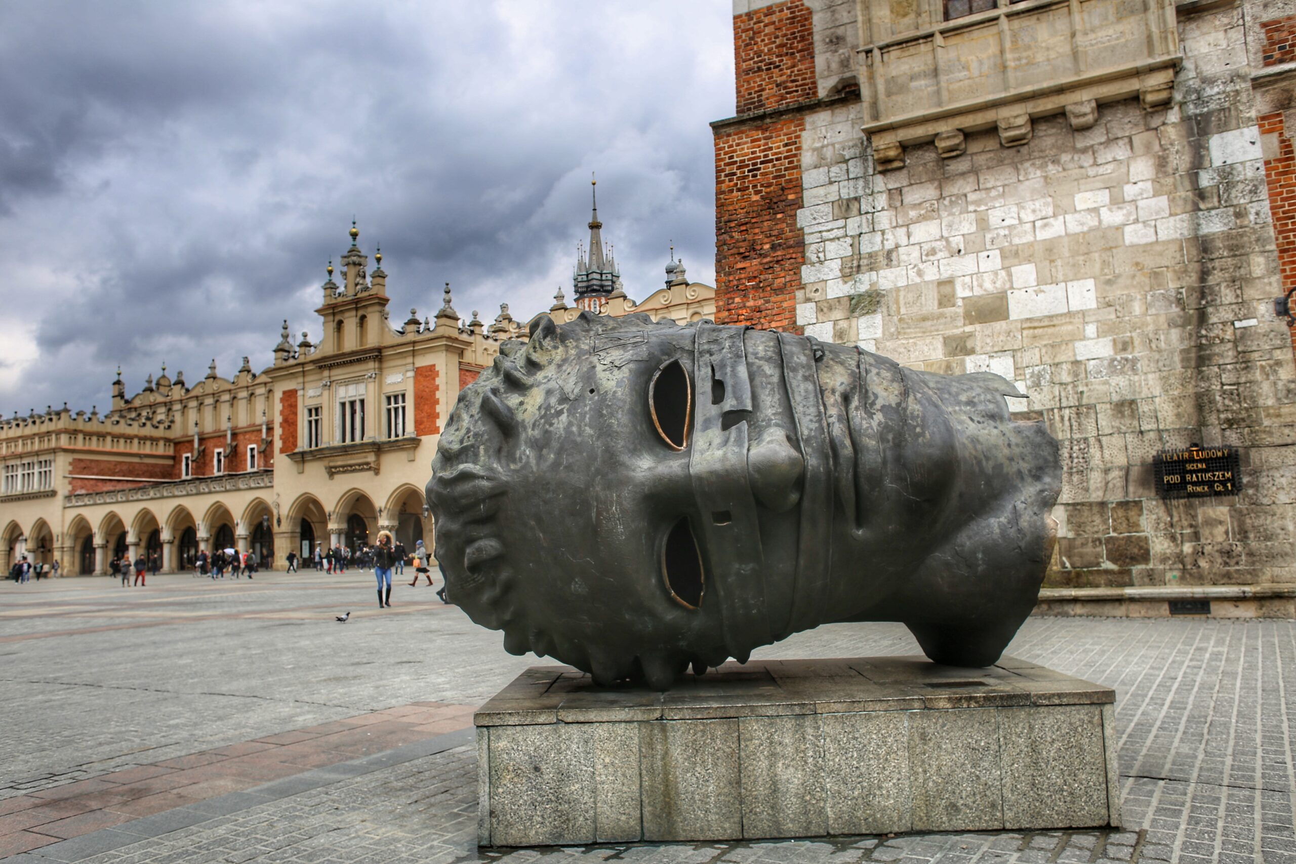 "Eros Bendato" by Polish artist Igor Mitoraj