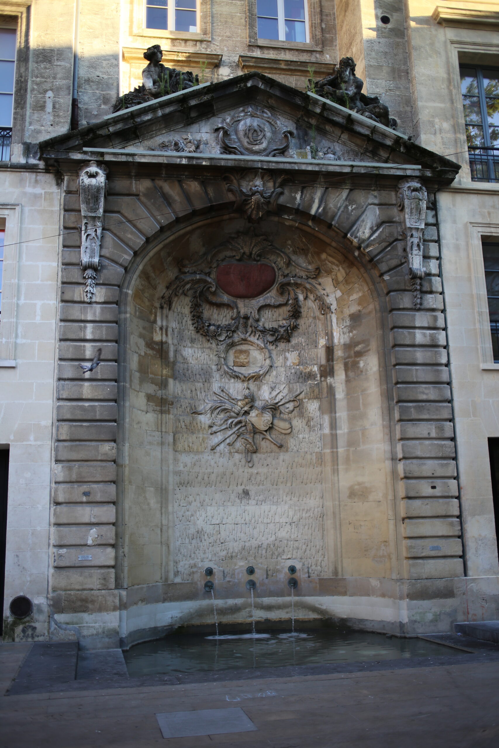 The 18th-Century Fountain Hidden Inside Bordeaux's Customs Museum Courtyard